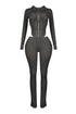 Makenna Ribbed Zip Up Hoodie & Pants SET